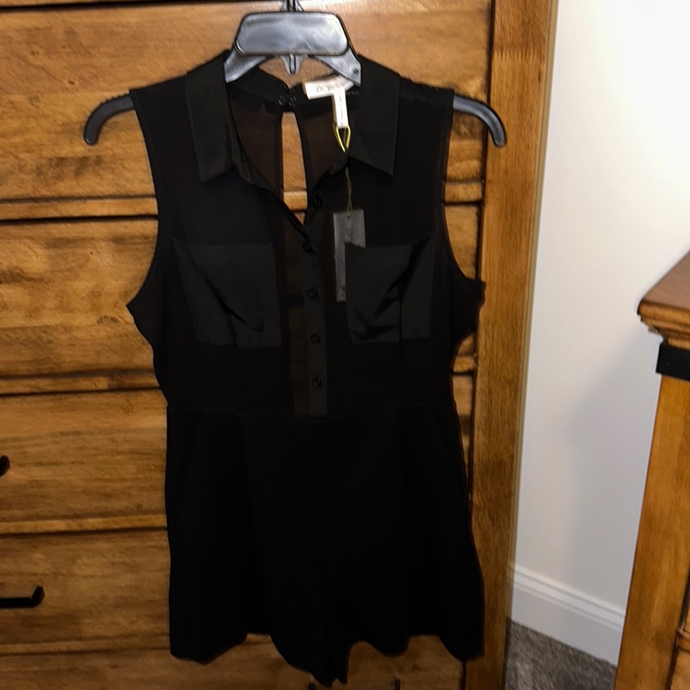 BCBG black romper brand new with tags